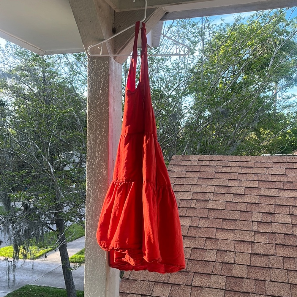 Small orange ‘American Eagle’ dress